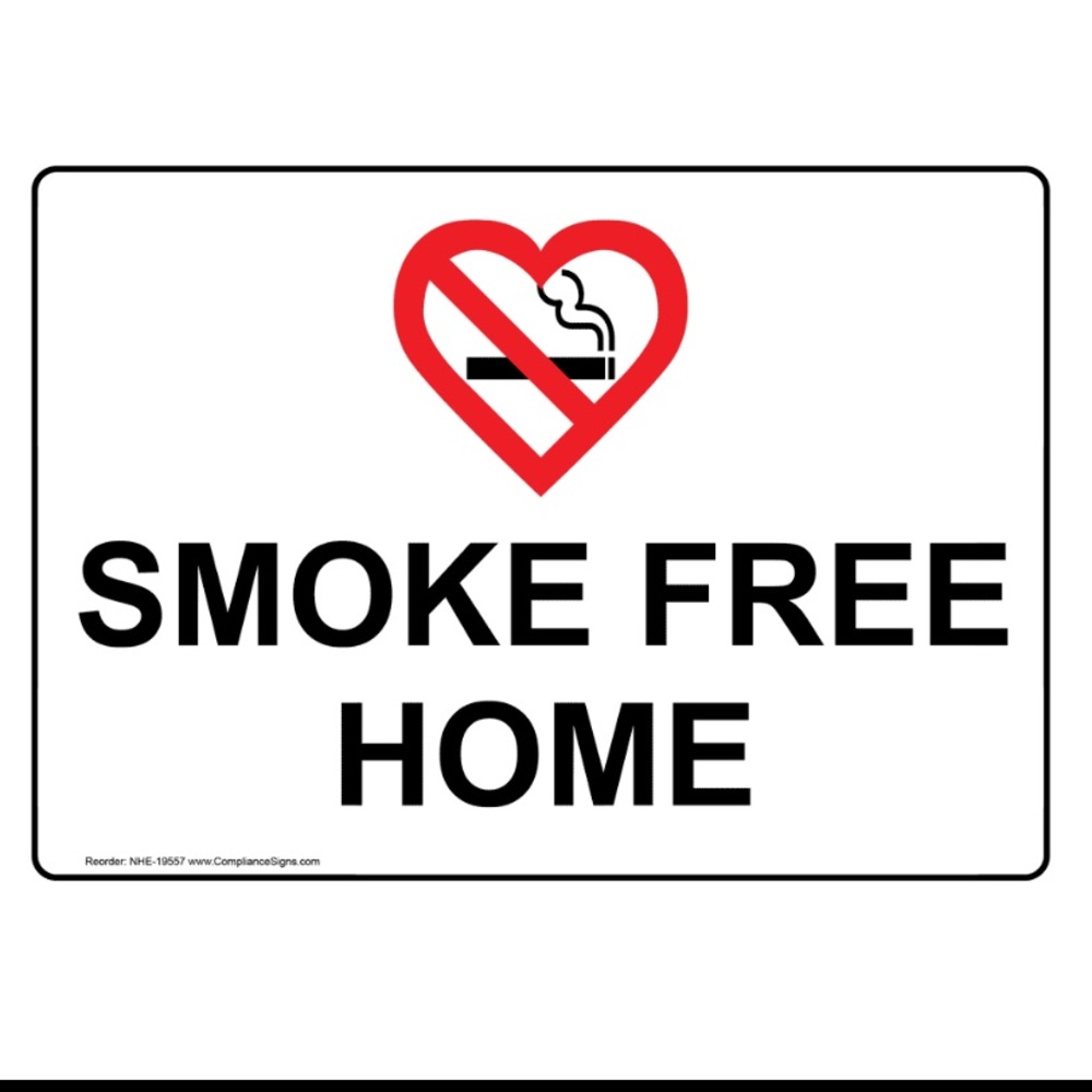 I HAVE A NON-SMOKING HOUSEHOLD